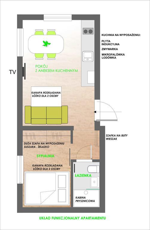 شقة Apartament كوفاره الغرفة الصورة